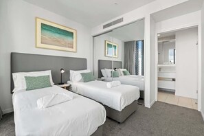 2 bedrooms, iron/ironing board, travel crib, WiFi