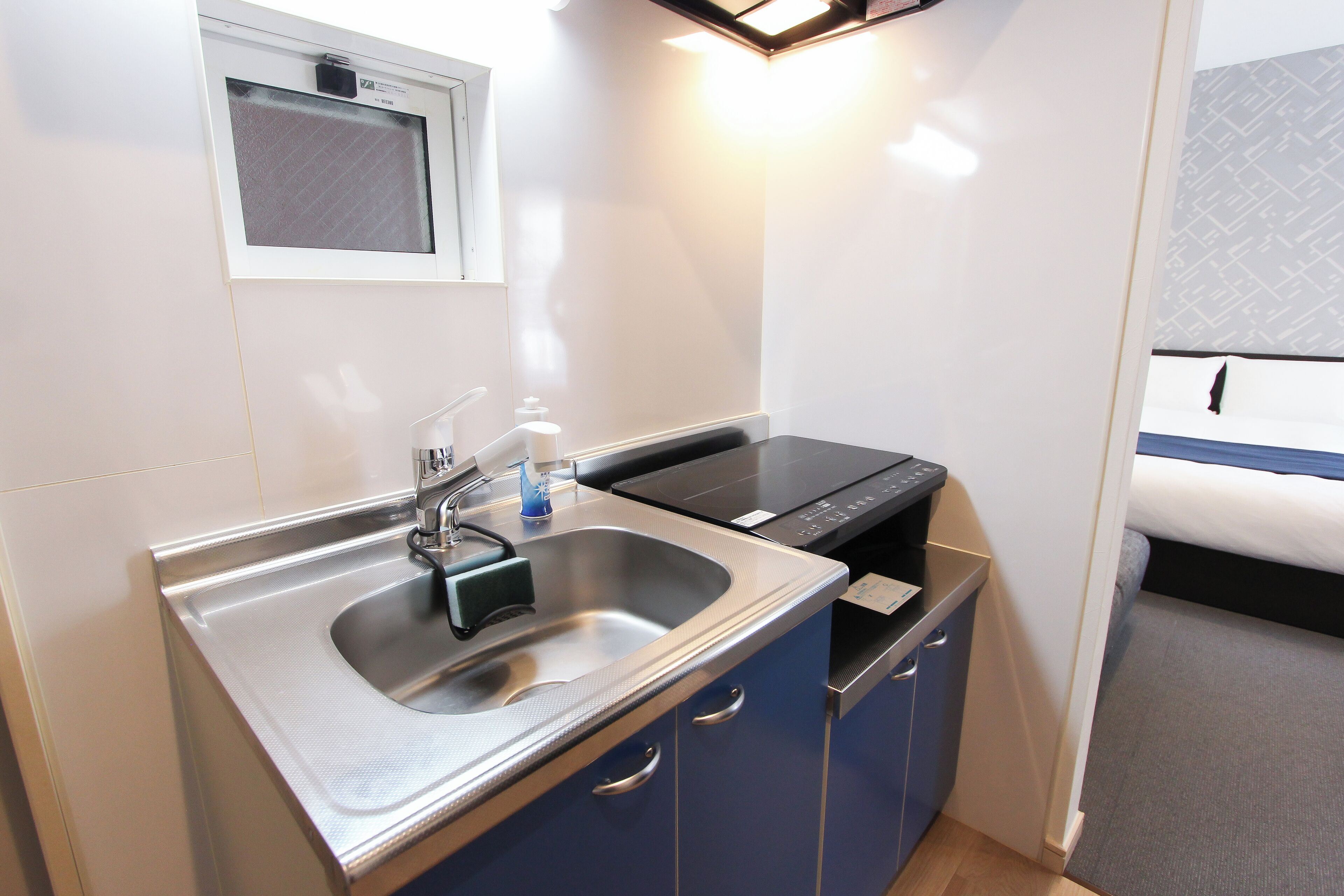 Classic Apartment | Private kitchenette | Fridge, microwave, stovetop, cookware/dishes/utensils