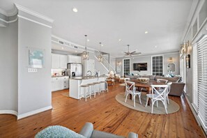 Interior - Beach House with Ocean Views, Just Steps from Sand (Galveston)