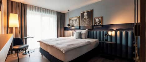 1 chambre, literie hypoallergénique, minibar