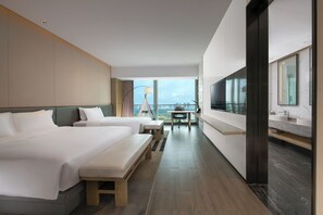 Family Single Room, City View | Desk, laptop workspace, free WiFi