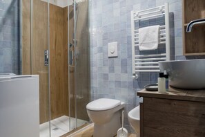 Shower, hair dryer, bidet