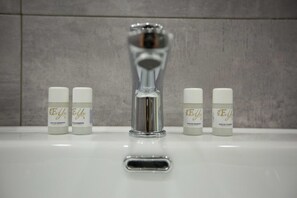 Dusche, Haartrockner, Bidet