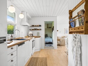 Fridge, microwave, dishwasher, highchair