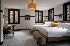 Ropa de cama de alta calidad y minibar