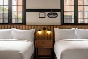 Deluxe Room, 2 Queen Beds, Non Smoking | Premium bedding, in-room safe, bed sheets