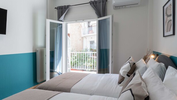 Apartemen Mewah, pemandangan kota