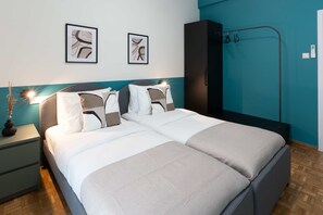 Luxury Apartment, City View | 2 bedrooms, in-room safe, blackout drapes, iron/ironing board - Phaedrus Living Zografou Azure Aura (Zografos)