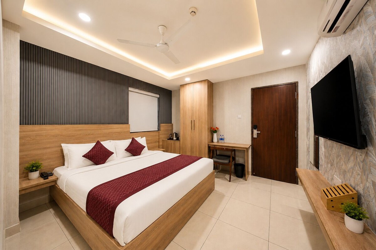 Deluxe Double Room | Premium bedding, bed sheets