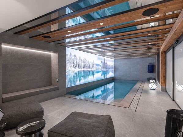 Pool - Luxury Chalet in Megève with Pool and Cinema (Megève)