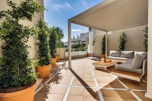 Apartamento Grand | Terraza o patio