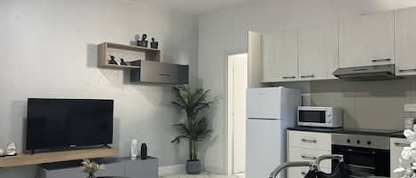 Appartement Luxe, vue ville | Cuisine privée