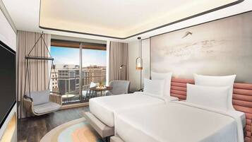 Minibar, caja de seguridad en la habitación y insonorización