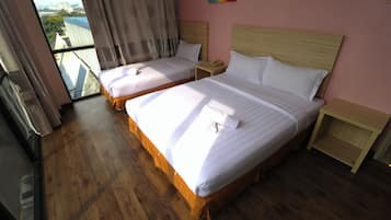 Free WiFi, bed sheets