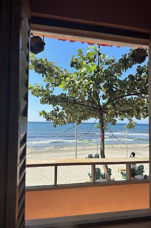 Aerial view. Monaliza Surf Resort