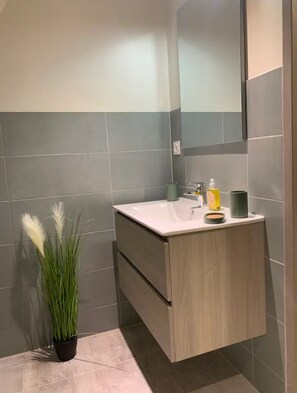 Douche, sèche-cheveux, papier toilette