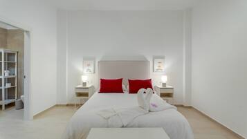 2 slaapkamers, een strijkplank/strijkijzer, gratis wifi, beddengoed