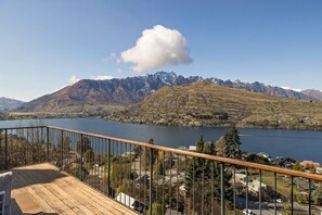Property grounds - Mountain and lake views and wood burner inside. (Queenstown)