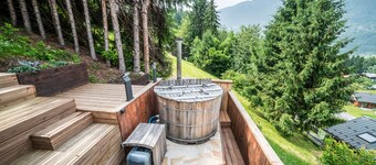 Holiday Apartment "Chalet La Bartavelle - Morillon" near Slopes with Private Terrace & Wi-Fi