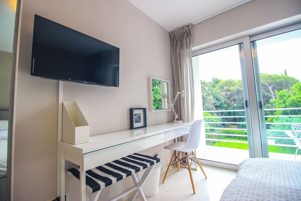 Blick von der Unterkunft