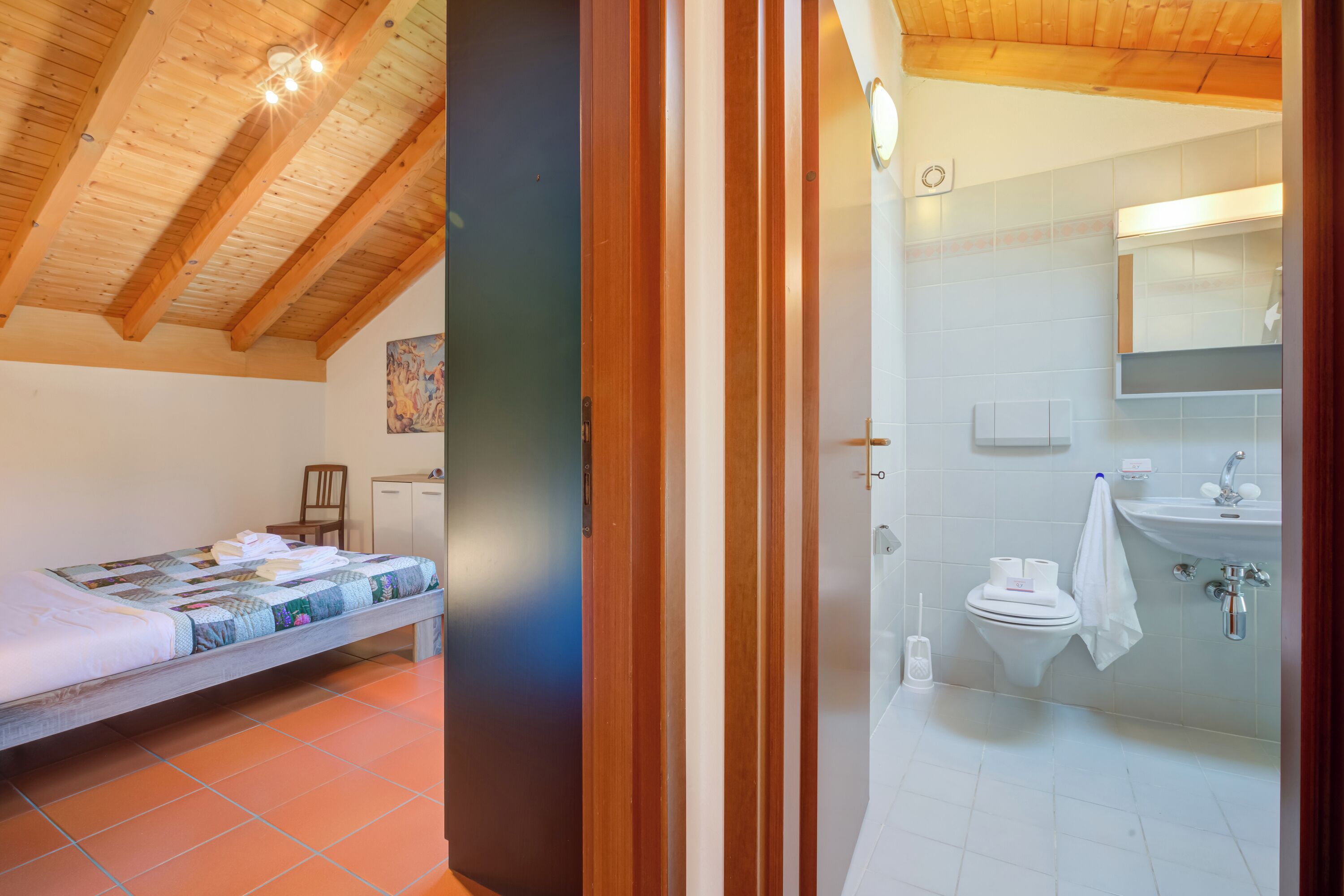 Standard Apartment, Multiple Bedrooms (Attico a Caslano) | 1 bedroom, free WiFi, bed sheets