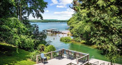 Blue Ridge Lake Home w/ Hot Tub in Morganton!