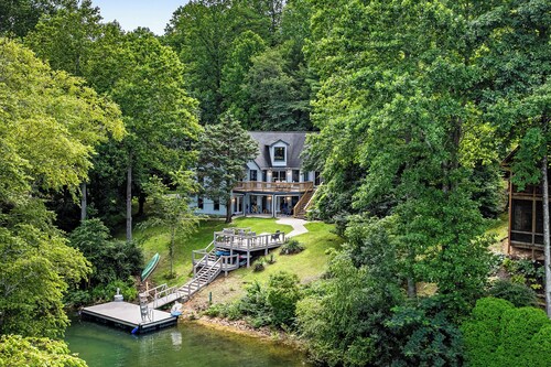 Blue Ridge Lake Home w/ Hot Tub in Morganton!