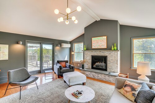 Home w/ Fire Pit, Near Downtown Hudson + Skiing!
