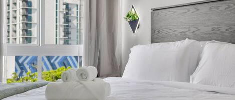 3 chambres, fer et planche à repasser, lit parapluie, Wi-Fi gratuit