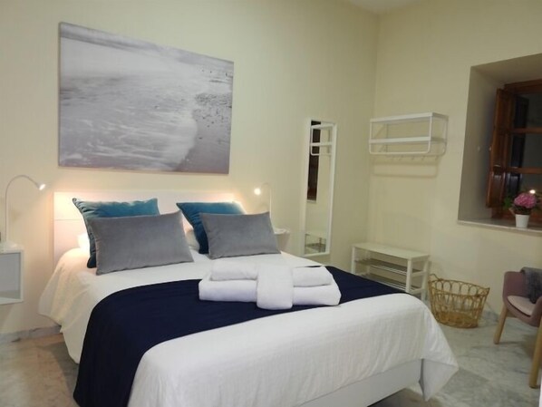 1 Schlafzimmer, Bügeleisen/Bügelbrett, Internetzugang, Bettwäsche