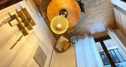 Duplex 6 Pax. avec Grenier, Cheminée et Balcon