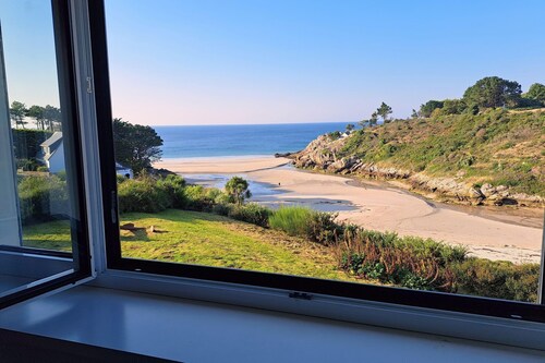 Villa in der Bretagne mit Meerblick