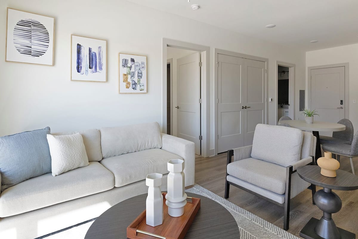 Apartment, 2 Bedrooms | Living area | TV