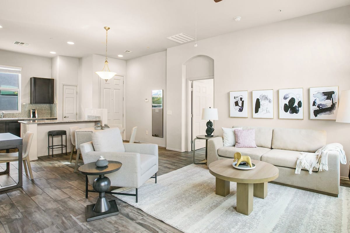 Apartment, 2 Bedrooms | Living area | TV
