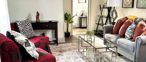 Télévision, cheminée