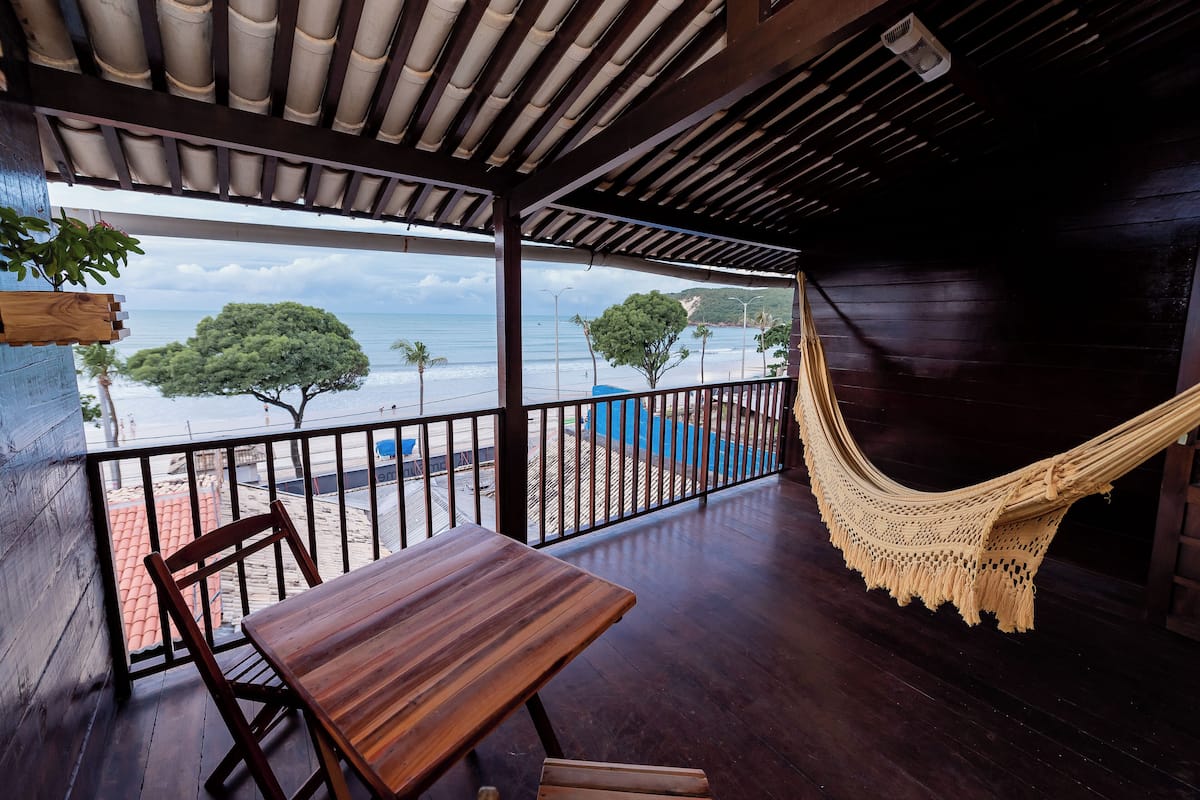 Triple Room, Balcony, Beach View | Terrace/patio