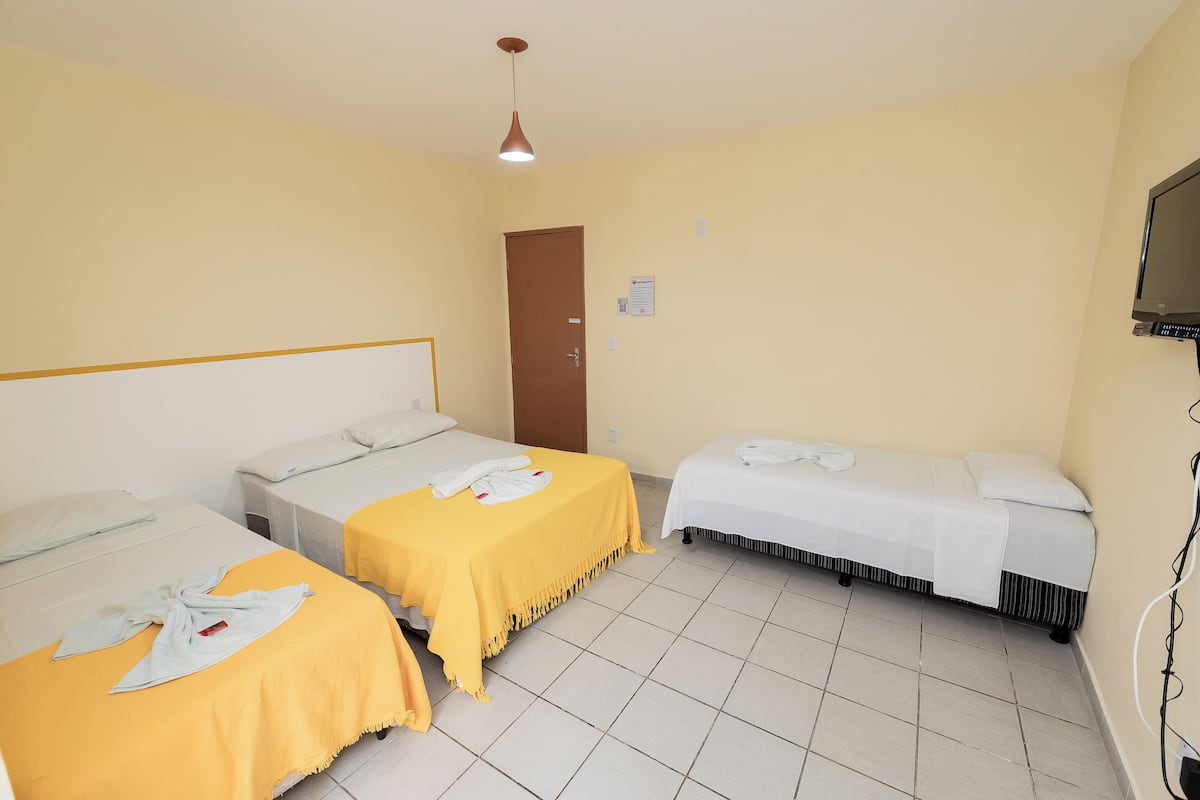 Quadruple Room, Non Smoking, Private Bathroom | Minibar, desk, laptop workspace, free WiFi