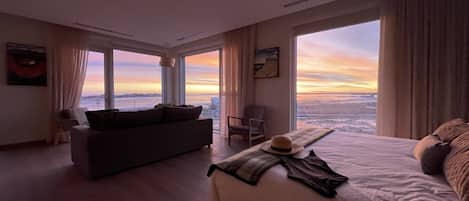 Luxury Suite, Beach View | 2 bedrooms, in-room safe, laptop workspace, blackout drapes