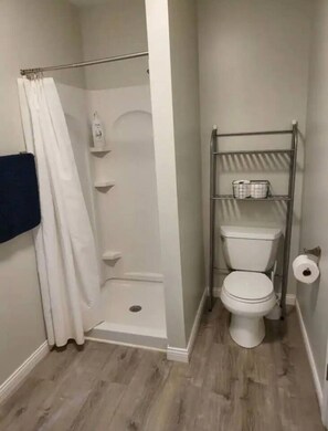 Shower, hair dryer
