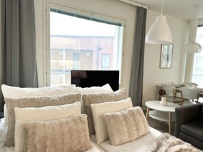 1 室のベッドルーム、WiFi (無料)、ベッドシーツ