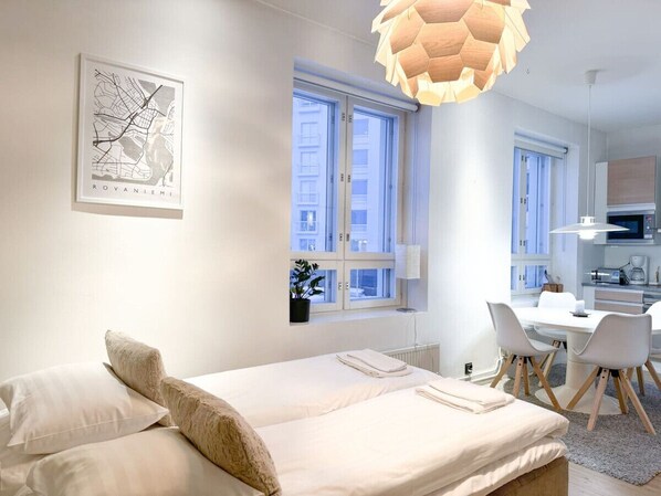 1 bedroom, free WiFi, bed sheets - Hostit Arctic Apartments 33 (Rovaniemi)