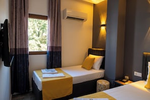 Premium bedding, free WiFi, bed sheets