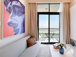 View from property - Stylish 1BR with Balcony in Azizi Riviera (Dubai)