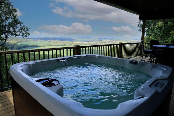 Bain à remous extérieur