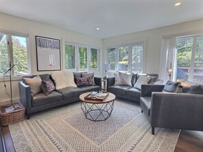 Smart TV, fireplace - Alpine Chalet, Fireplace, Pool, Gym, At Pico. (Killington)