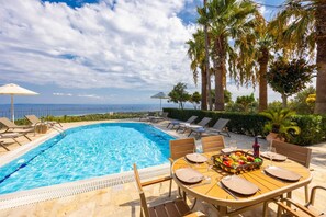 Pool - Villa Doreta - Five Bedroom Villa, Sleeps 10 (Koridallos)