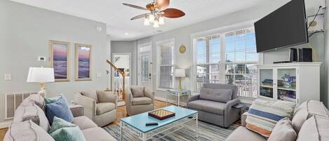 Smart TV, books, offices