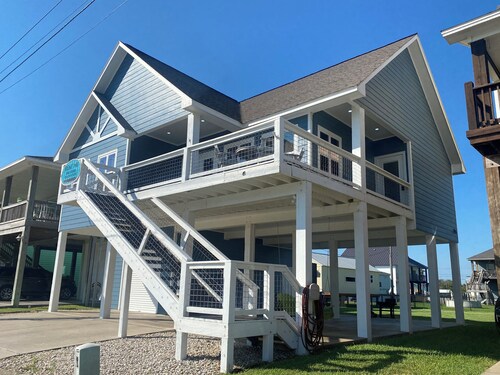 King Fisher Beach House - Relaxing home with fantastic views of Matagorda Bay