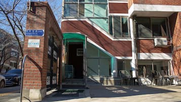 Voorkant van accommodatie