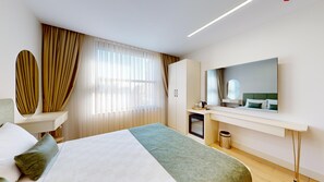 Habitació doble estàndard | Roba de llit d'alta qualitat i matalassos de la marca Select Comfort 